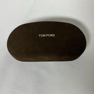 Tom Ford Hard Clam Hinge Brown Sunglasses Eyeglasses Velour Hard Case